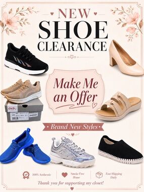 Make Me an Offer - Women Shoes Clearance (Black Knit Slip-On)